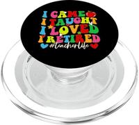 Vine Enseñé Que amé me jubilé #teacherlife PopSockets PopGrip para MagSafe