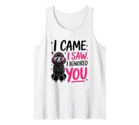 Vine I Saw I Ignored You Poodle Style Camiseta sin Mangas
