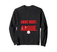 Vine para la Noche de Juegos me quedé a discutir Sudadera