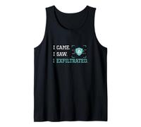 Vine Vi Exfiltrado Ciberseguridad Ciberseguridad Geek Camiseta sin Mangas