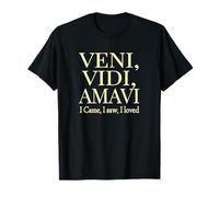 Vine, Vi, me encantó Veni, Vidi, Amavi Off White Design Camiseta