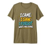 Vine, Vi. Olvidé lo Que Estaba Haciendo. Camiseta Premium