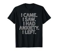 Vine vi tengo ansiedad, así que dejé un texto divertido introvertido Camiseta