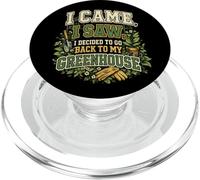 Vine y Vi Decidí Volver a mi Patio Trasero de Invernadero PopSockets PopGrip para MagSafe