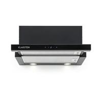 Vinea campana extractora de bajo mueble campana plana 60cm negra