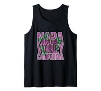 Viñedo de Napa Valley California UVA Vintage Travel Camiseta sin Mangas