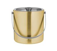 Viners Barware Gold - Cubitera de hielo de doble pared, 1,5 l