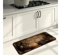 Vineyard - Tapetes de cocina para piso, tapetes suaves de estilo vintage, estilo rústico, acolchado, cómodo, lavable, decoración para fregaderos de cocina, lavandería, 16 x 47 pulgadas