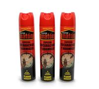VINFERMATÓN - Insecticida Matón Cucas Cucarachas y Hormigas Instantáneo 300ml - Pack de 3 ud