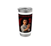 Ving Tsun Maestro de Kung Fu Vaso térmico de acero inoxidable de doble pared