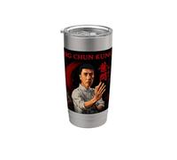 Ving Tsun Maestro de Kung Fu Vaso térmico de acero inoxidable de doble pared