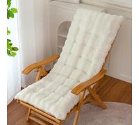 VINGAA Cojines para mecedoras,Cojines mecedoras para mecedoras de Madera para Interiores,Cojín Antideslizante para sillón,Cojín de Felpa para Mecedora con Corbatas,Cojín para Mecedora