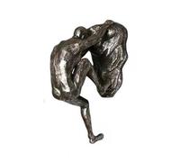 VINGAA Escultura, escultura de pared de hombre escalador, esculturas de pared para decoración del hogar, figuras de hombre escalador, escultura de arte para colgar en la pared, escultura de resina