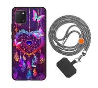 vingarshern Funda Compatible con Samsung Galaxy Note 10 Lite Carcasa Silicona Suave Marco,Anti-Choque Funda con Aesthetic Dibujos+1×Correa Colgante Ajustable,Dream Catcher