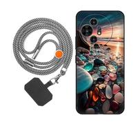 vingarshern Funda Compatible con TCL 50 Pro NxtPaper,Carcasa de Silicona Suave Anti-Choque,Aesthetic Dibujos Protección Case con Correa Colgante Ajustable,Patrón 05