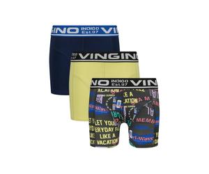 Vingino Boys B-so26 Color 3 Pack Boxer Dark Blue Talla: XXS | Ropa Interior Outlet | Unisex | Azul