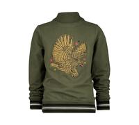 Vingino Girl's Nella Sweater Strong Army Talla: 5 | Chalecos Outlet | kids | Verde