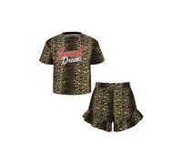 Vingino Girls Waranda Pyjama Multicolor Brown Talla: L | Ropa de Noche Outlet | Unisex | Marrón
