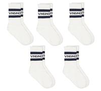 Vingino Sock 5-Pack Calcetines, Real White, 34 Unisex niños