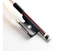 VINGOBOW Arco para violonchelo de madera de Brasil, tamaño completo, 71,5 cm, rana de ébano, crin de caballo blanco mongol, bien equilibrado, tono dulce