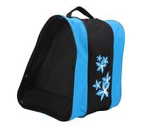 VINGVO Bolsa Patines, Mochila para Patines de Ruedas de Nailon de 3 Capas, Bolso de Hombro Individual, Mochila para Deportes de Ocio para Patines Deportivos para niños al Aire(Blue)
