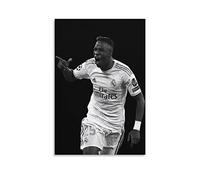VINICIUS JUNIOR Art Design - Póster clásico vintage de fútbol para pared, pintura decorativa retro para el hogar, dormitorio, sala de estar, 20 x 30 cm