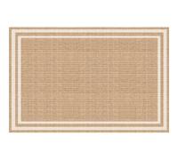 Viniliko, Alfombra de vinilo de alta calidad, acabado liso que facilita su higiene, con impresión de estampado de fibras naturales, Modelo AGNAN, disponible en medidas: 50x100, 50x140, 66x100,