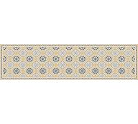 VINILIKO Design | Alfombra Vinílica Aristocracy_Amarillo 66x250 cm - Antideslizante, Impermeable, Lavable - Varios Tamaños - Estilo hidraúlico - Alfombra Vinilo Salón, Cocina