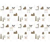 VINILIKO Design | Alfombra Vinílica Bosque Sepia 66x100 cm - Antideslizante, Impermeable, Lavable - Varios Tamaños - Alfombra Vinilo Salón, Cocina