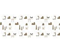 VINILIKO Design | Alfombra Vinílica Bosque Sepia 66x180 cm - Antideslizante, Impermeable, Lavable - Varios Tamaños - Alfombra Vinilo Salón, Cocina