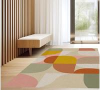 VINILIKO Design | Alfombra Vinílica Clementina 133x200 cm - Antideslizante, Impermeable, Lavable - Varios Tamaños - Alfombra Vinilo Salón, Cocina