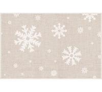 VINILIKO Design | Alfombra Vinílica Copos de Nieve 65x100 cm - Antideslizante, Impermeable, Lavable - Varios Tamaños - Alfombra Vinilo Salón, Cocina