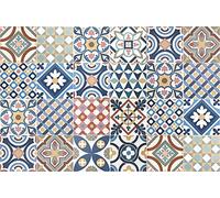 VINILIKO Design | Alfombra Vinílica Gimaraes 66x100 cm - Antideslizante, Impermeable, Lavable - Varios Tamaños - Alfombra Vinilo Salón, Cocina