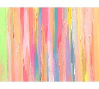 VINILIKO Design | Alfombra Vinílica Happy Colours 100x133 cm - Antideslizante, Impermeable, Lavable - Varios Tamaños - Alfombra Vinilo Salón, Cocina