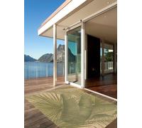 VINILIKO Design | Alfombra Vinílica Lisa Impresa - Tropical Verde 100x160 cm - Interior y Exterior, Antideslizante, Impermeable, Lavable - Varios Tamaños - Alfombra Vinilo Salón, Terraza