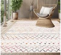 VINILIKO Design | Alfombra Vinílica Lisa Impresa - Zaira 200x266 cm - Interior y Exterior, Antideslizante, Impermeable, Lavable - Boho Vintage - Varios Tamaños - Alfombra Vinilo Salón, Terraza