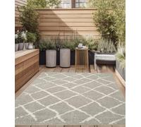 VINILIKO Design | Alfombra Vinílica Lisa Impresa - Zoraida Gris 160x230 cm - Interior y Exterior, Antideslizante, Impermeable, Lavable - Boho Vintage - Varios Tamaños - Alfombra Vinilo Salón, Terraza