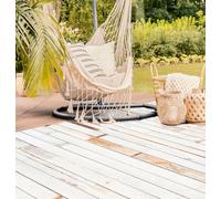 VINILIKO Design | Alfombra Vinílica Madera - Náutica 100x160 cm - Interior y Exterior, Antideslizante, Impermeable, Lavable - Diseño Moderno - Varios Tamaños - Alfombra Vinilo Salón, Terraza