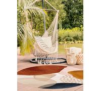 VINILIKO Design | Alfombra Vinílica Redonda - Anoushka [Diam] 100 cm - Interior y Exterior, Antideslizante, Impermeable, Lavable - Diseño Abstracto - Varios Tamaños - Alfombra Vinilo Salón, Terraza