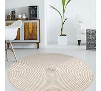 VINILIKO Design | Alfombra Vinílica Redonda Bangkok 1 [Diam] 150 cm - Antideslizante, Impermeable, Lavable - Varios Tamaños - Alfombra Vinilo Salón, Cocina