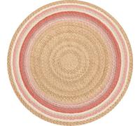 VINILIKO Design | Alfombra Vinílica Redonda Líneas Rosas [Diam] 100 cm - Antideslizante, Impermeable, Lavable - Varios Tamaños - Alfombra Vinilo Salón, Cocina