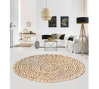 VINILIKO Design | Alfombra Vinílica Redonda Zima [Diam] 100 cm - Antideslizante, Impermeable, Lavable - Varios Tamaños - Alfombra Vinilo Salón, Cocina