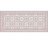 VINILIKO Design | Alfombra Vinílica Samara Terracota 66x150 cm - Antideslizante, Impermeable, Lavable - Varios Tamaños - Alfombra Vinilo Salón, Cocina