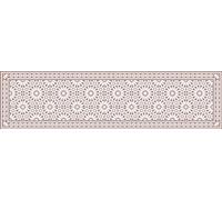 VINILIKO Design | Alfombra Vinílica Samara Terracota 66x250 cm - Antideslizante, Impermeable, Lavable - Varios Tamaños - Alfombra Vinilo Salón, Cocina