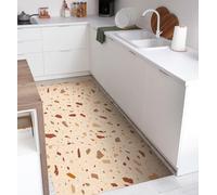 VINILIKO Design | Alfombra Vinílica Terrazzo Helena 50x100 cm - Antideslizante, Impermeable, Lavable - Varios Tamaños - Alfombra Vinilo Salón, Cocina