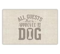 VINILIKO Design | Alfombrilla Impermeable Vinílica para comedero de Mascota, Todos los Invitados…. 48x75 cm - Alfombra Vinilo, Antideslizante, Resistente y Lavable