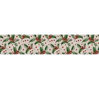 VINILIKO Design | Camino de Mesa de Vinilo Acebo 30x150 cm - Impermeable, Lavable, Antimanchas, Antideslizante