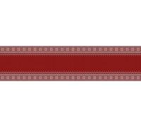 VINILIKO Design | Camino de Mesa de Vinilo Invierno Rojo 30x150 cm - Impermeable, Lavable, Antimanchas, Antideslizante