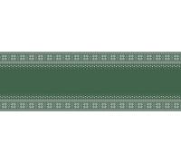 VINILIKO Design | Camino de Mesa de Vinilo Invierno Verde 30x90 cm - Impermeable, Lavable, Antimanchas, Antideslizante