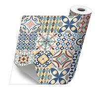 VINILIKO Design | Rollo autoadhesivo resistente al agua e ignífugo. Fácil aplicación. Ideal para muebles, paredes, cocina y baño - Rollo sticker Puig i Cadafalch 65x100 cm